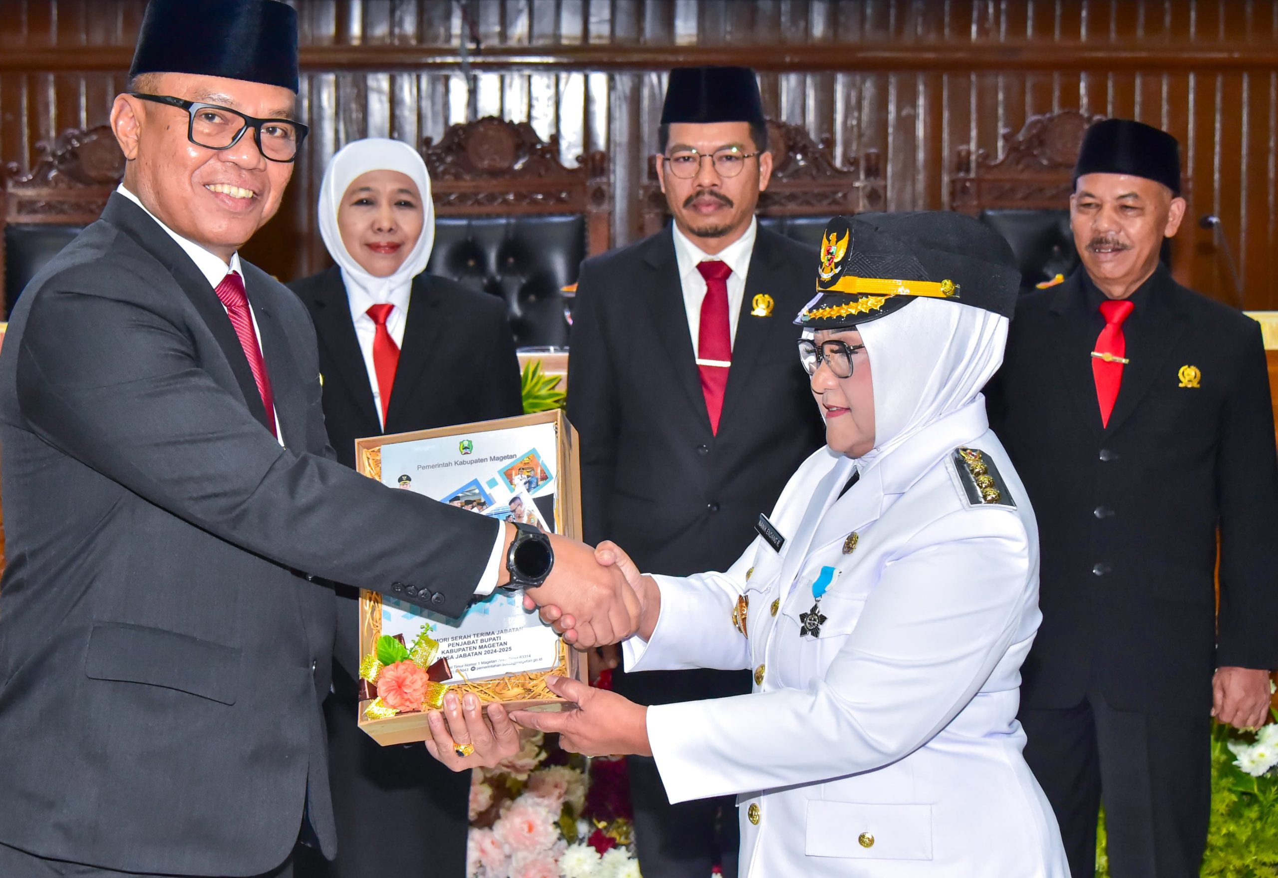Hadiri Sertijab Bupati-Wabup Magetan, Gubernur Khofifah Pesankan Keselarasan RPJMN, RPJMD Provinsi dengan RPJMD Kabupaten