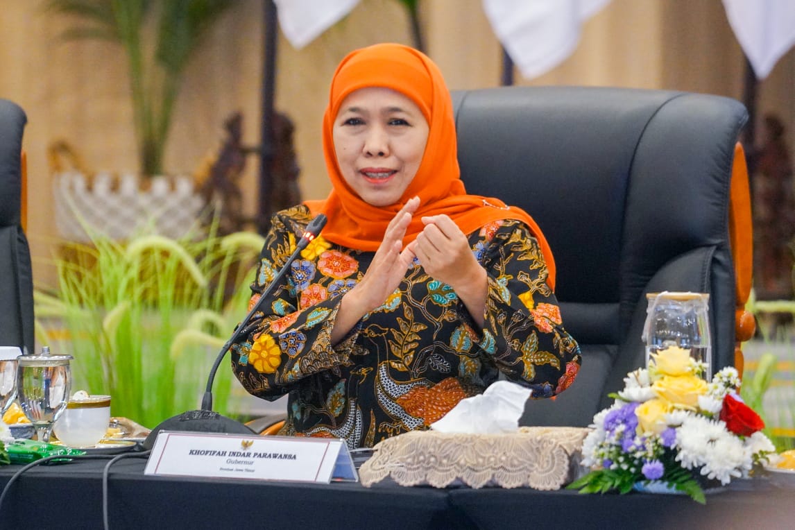 Gubernur Khofifah Komitmen Bersama OJK Sukseskan Program Pemerintah Pusat, Kolaborasi dan Sinergi Jadi Kunci Kemajuan Ekonomi Jatim