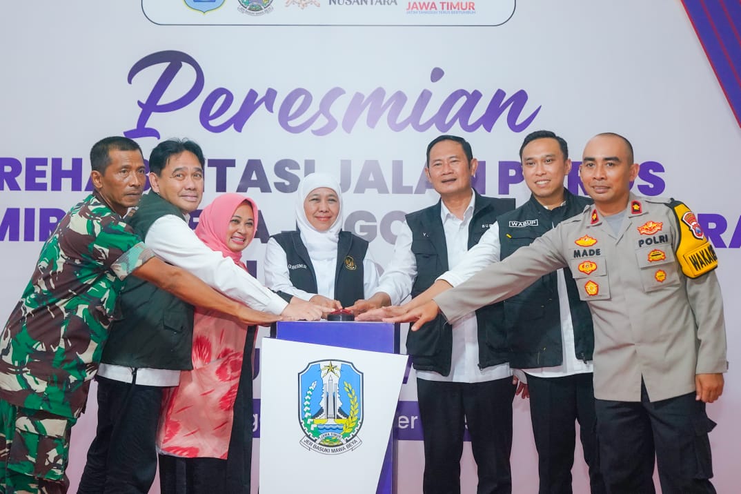 Gubernur Khofifah: Jalan Miru–Jugo Jadi Urat Nadi Mobilitas Petani Lamongan dan Penggerak Ekonomi Desa