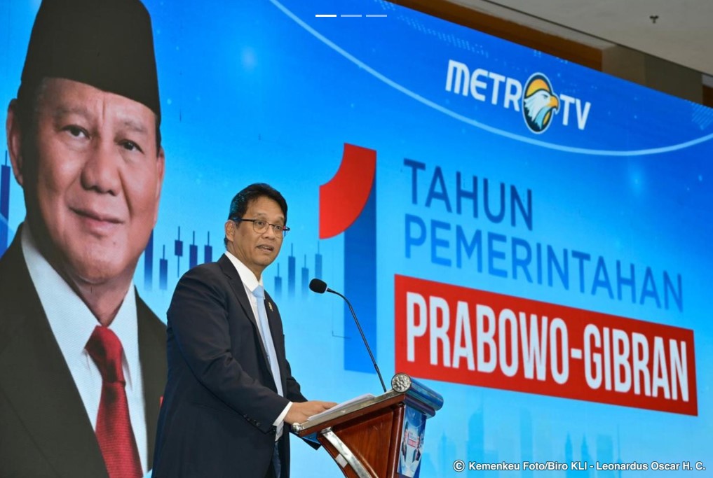 Menkeu Sampaikan Capaian Satu Tahun Pemerintahan Prabowo-Gibran Bidang Ekonomi