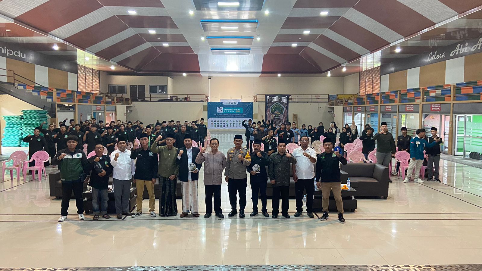 Rektor Unipdu Jombang Hadiri Pembukaan Internasional Forum dalam Musywil ke-IV UKM Pagar Nusa Jawa Timur