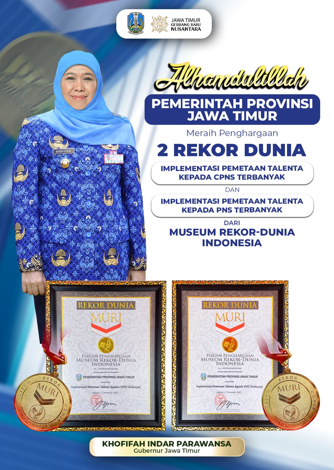 Gubernur Khofifah Ungkap 36.668 ASN Terpetakan, Siapkan Manajemen Talenta Jatim Berbasis Teknologi dan Merit Sistem