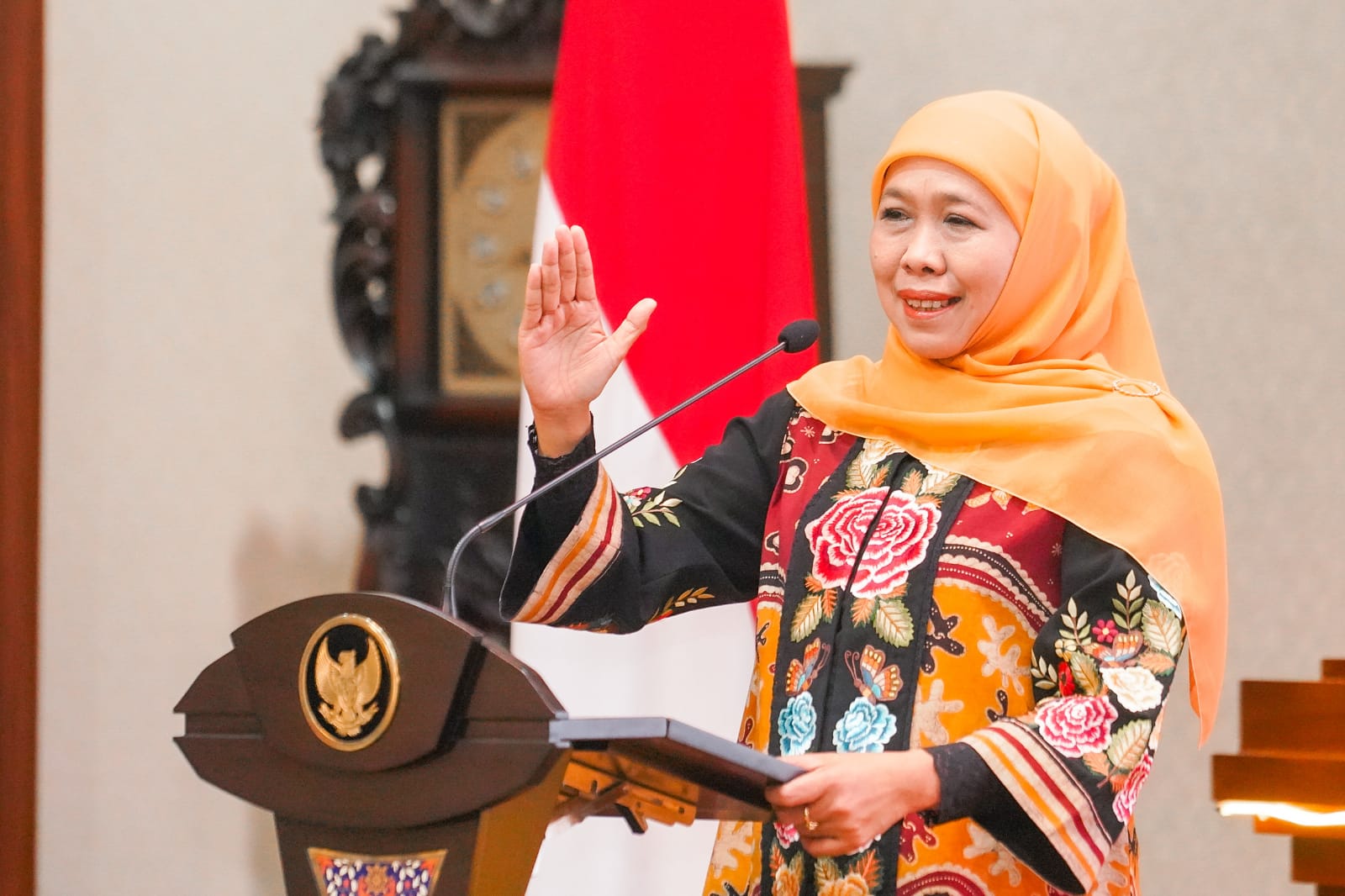 Gubernur Khofifah Ajak Doa Bersama Sambut Tahun Baru 2026, Instruksikan Kabupaten/Kota di Jatim Tidak Gelar Pesta Kembang Api