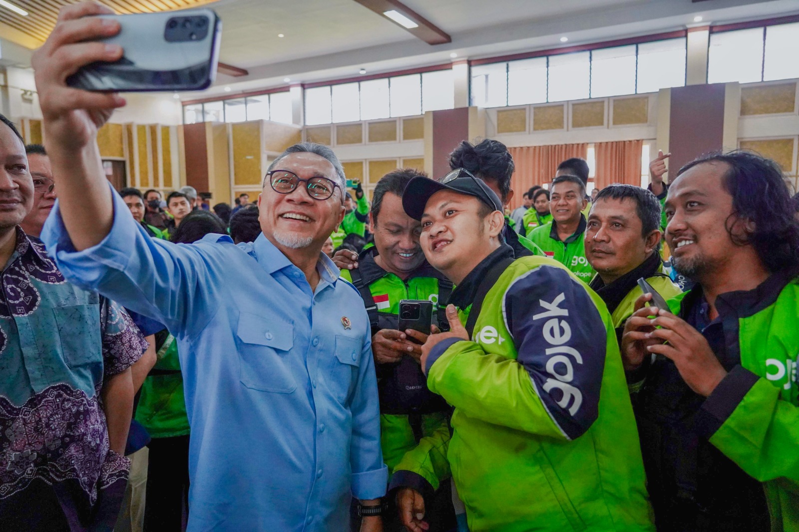 Pengemudi Ojol Nilai Program Pangan Pemerintah Sangat Membantu