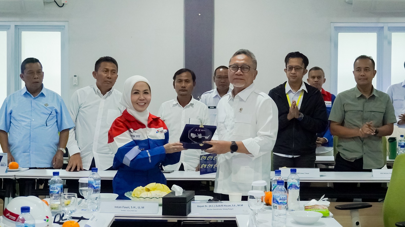 Menko Pangan Tinjau Fasilitas Pengolahan Gas di Jatim