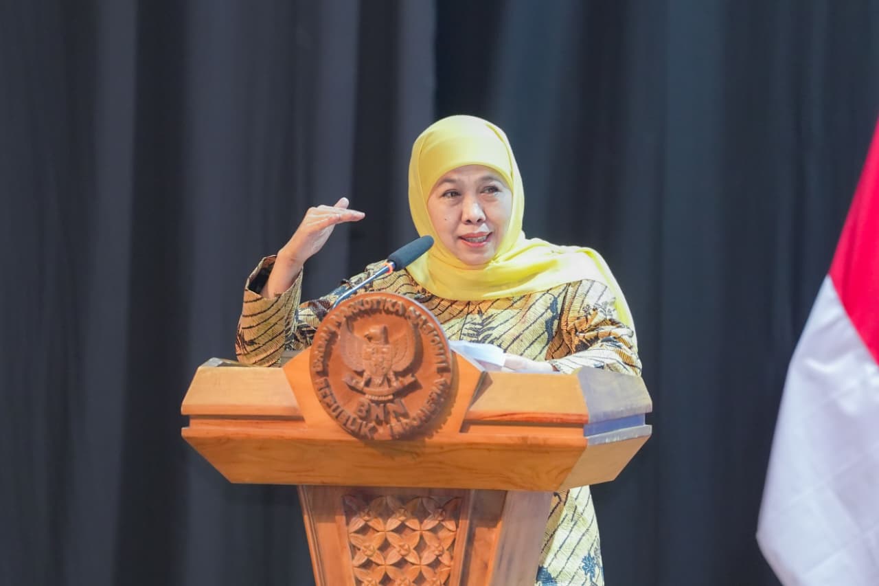 Gubernur Khofifah Jadikan Jatim Gerbang Baru Nusantara yang Tangguh Lawan Narkotika