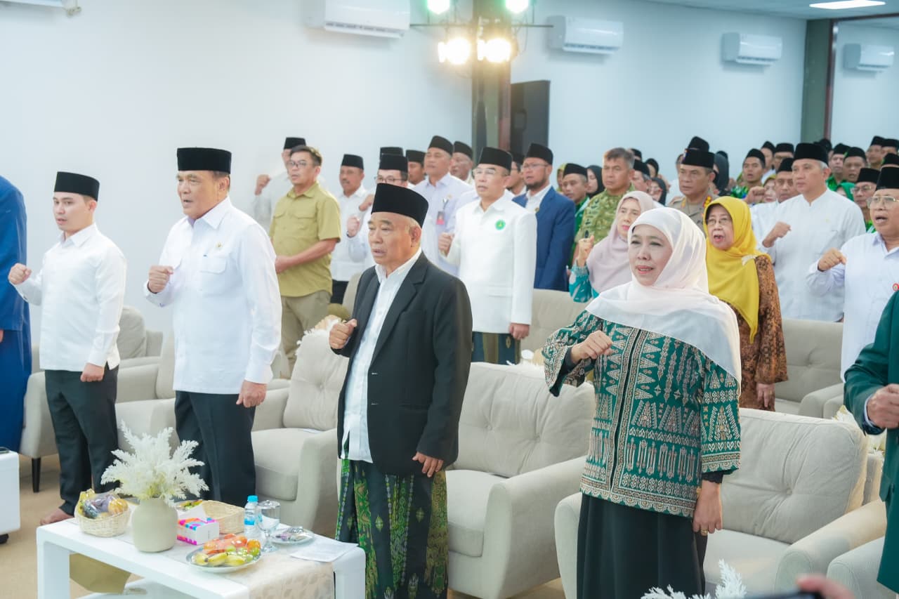 Gubernur Khofifah Sambut Menko Polkam di Tanah Majapahit, Tegaskan Spirit Bhinneka Tunggal Ika