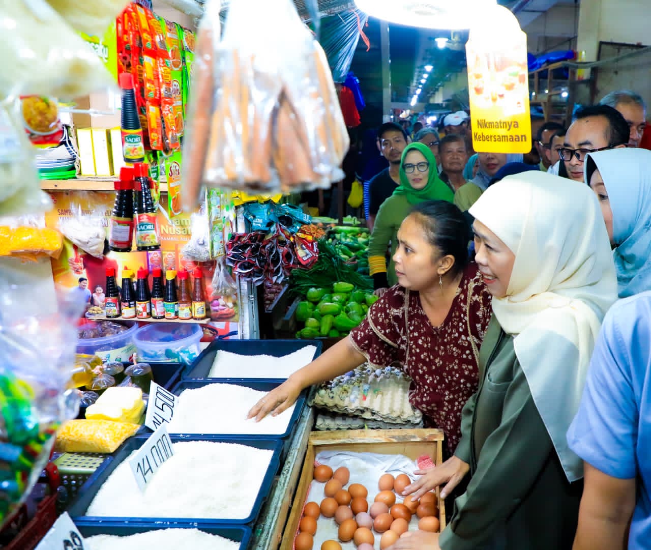Gubernur Khofifah: Lonjakan Harga Sementara, Stabilisasi Disiapkan agar Warga Tenang Menyambut Ramadhan