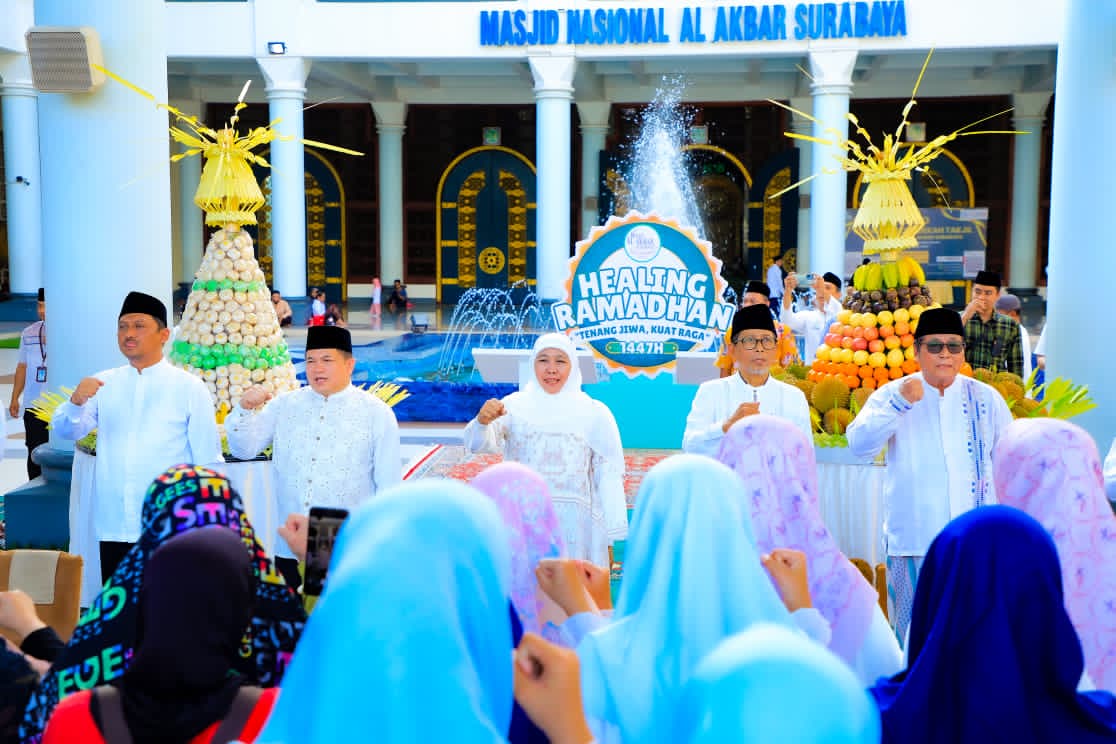 Gubernur Khofifah Ajak Generasi Muda Sambut Ramadhan dengan Gembira dan Hati Bersih Lewat Megengan