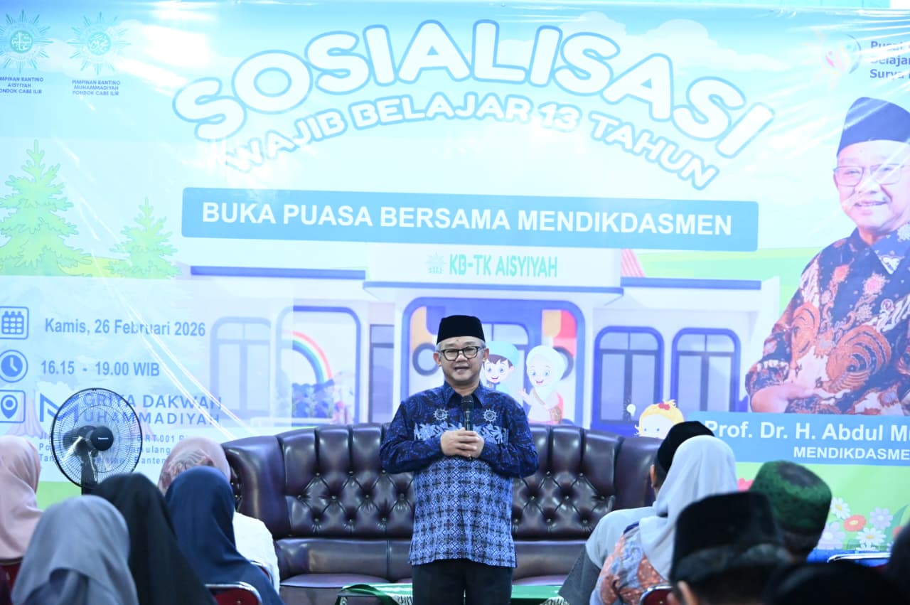 Menag Abdul Mu’ti Tekankan Pentingnya Pendidikan Sejak Usia Dini