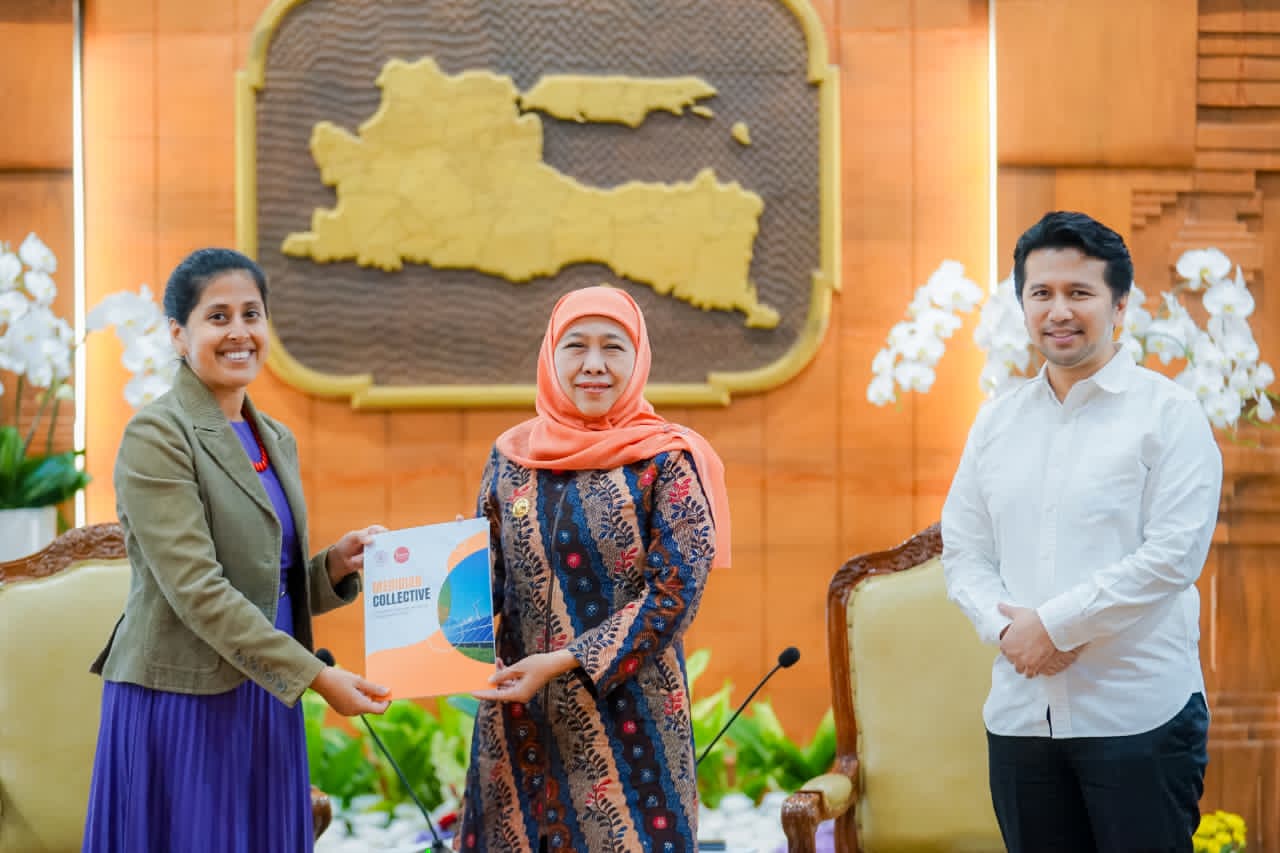 Khofifah Indar Parawansa Bahas Energi Terbarukan dan Ekonomi Hijau Bersama Swaniti Initiative