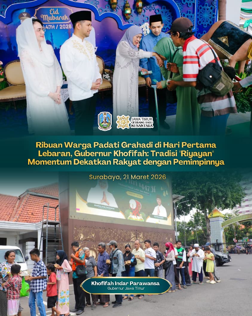 Gubernur Khofifah Hidupkan Tradisi Riyayan, Pererat Kedekatan Pemimpin dan Masyarakat