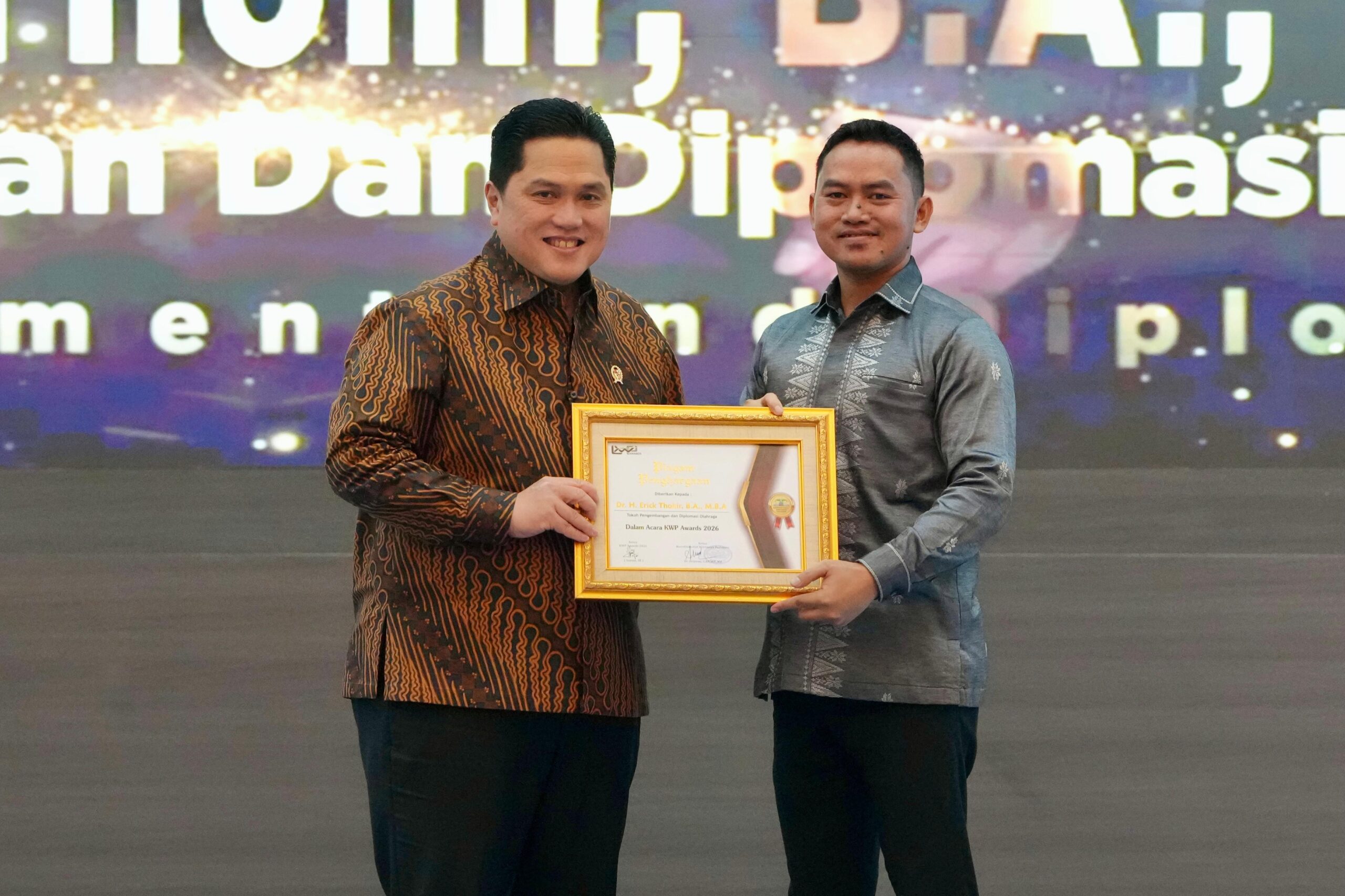 Erick Dorong Penguatan Hubungan Global Lewat Sport Diplomacy