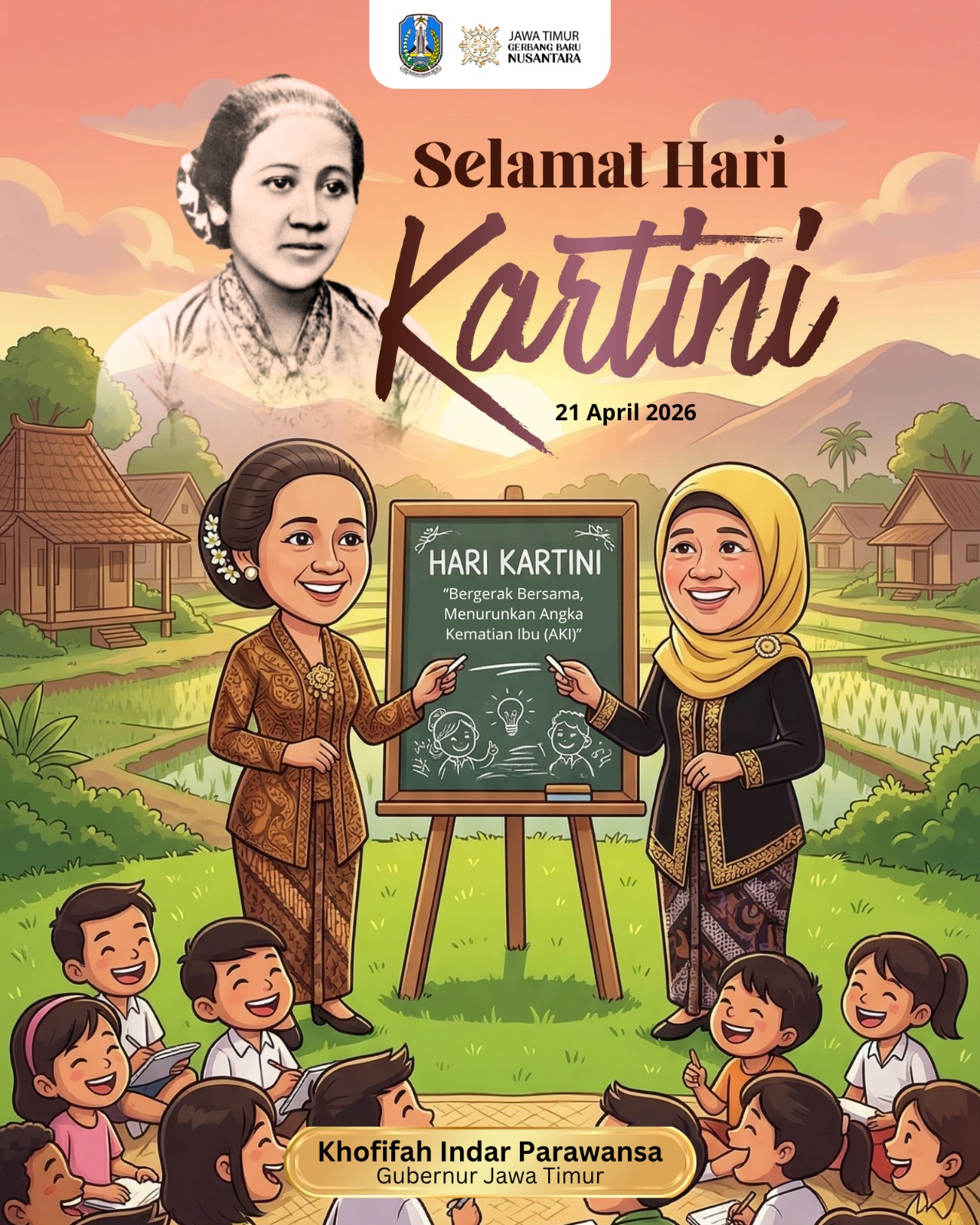 Gubernur Khofifah Tegaskan Pentingnya Peran Perempuan dalam Pembangunan dan Penurunan Angka Kematian Ibu