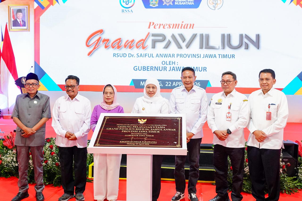 Gubernur Khofifah Resmikan Grand Paviliun RSSA Malang, Hadirkan Fasilitas Premium dan Layanan Medis Terpadu Kelas Dunia di Jawa Timur