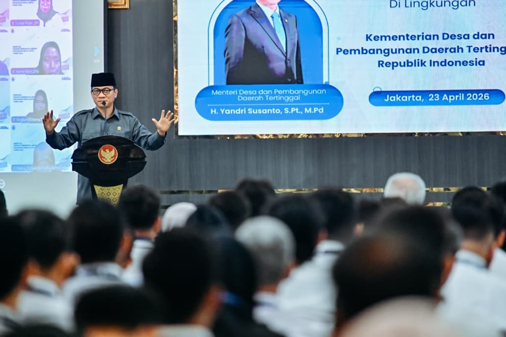 Mendes Yandri Serukan Pembinaan Desa oleh PPPK Kemendes PDT