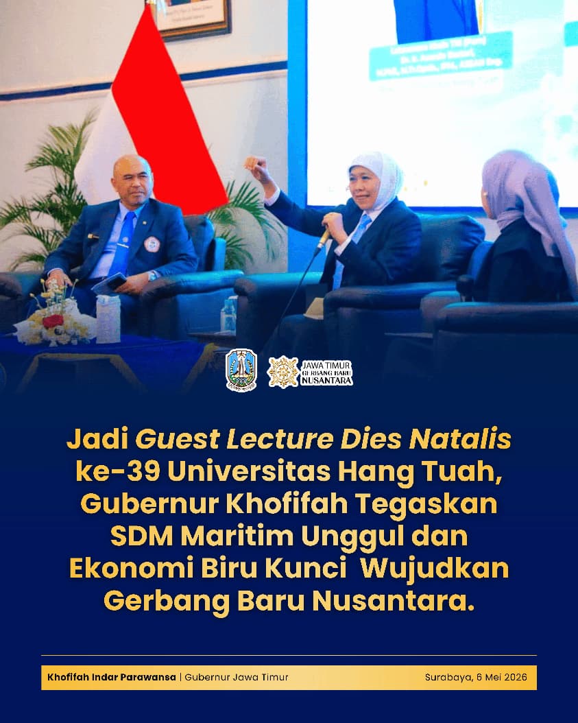 Gubernur Khofifah Sebut Ekonomi Biru Jadi Strategi Masa Depan Pembangunan Jawa Timur