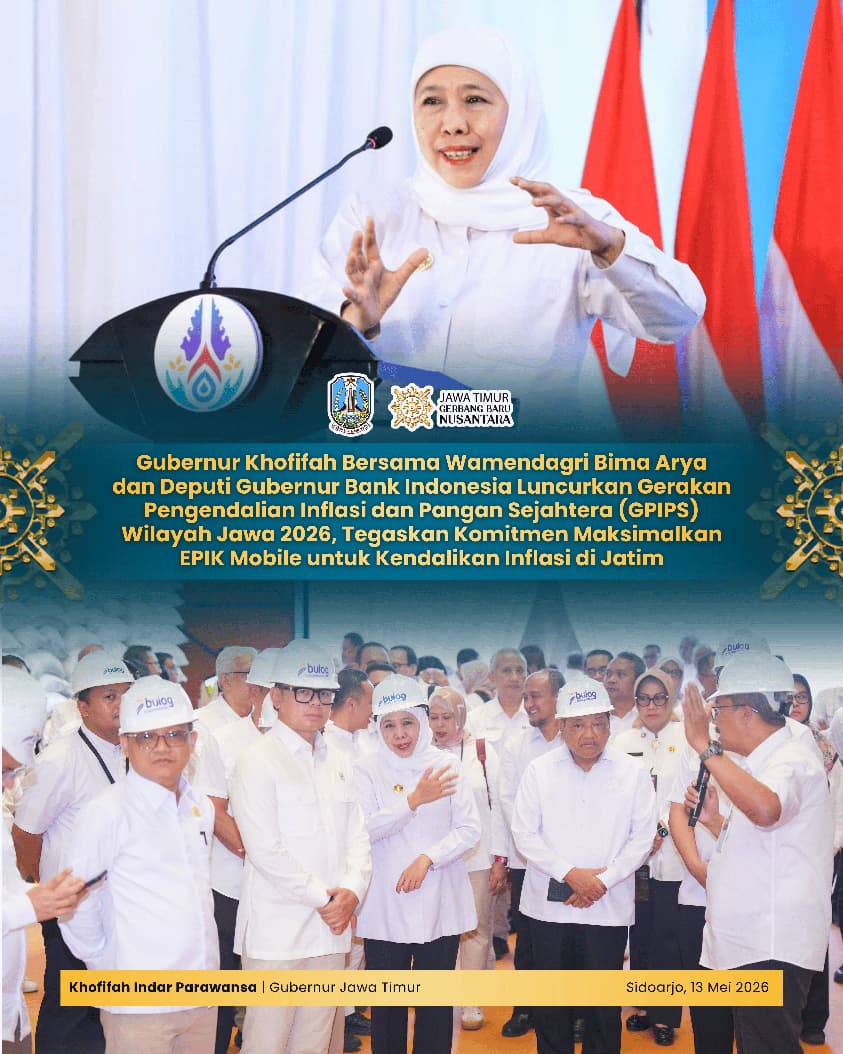 Gubernur Khofifah Dorong Penguatan Ketahanan Pangan dan Pengendalian Inflasi di Wilayah Jawa