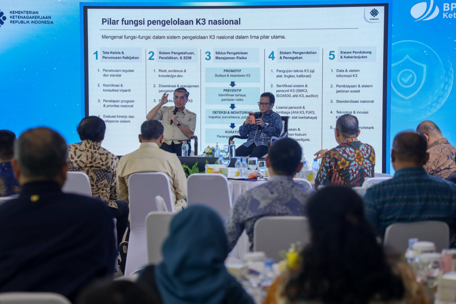 Penguatan K3 Nasional Jadi Fokus Pemerintah untuk Ciptakan Lingkungan Kerja Produktif