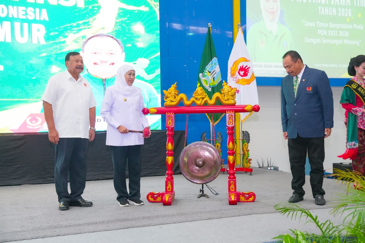 Gubernur Khofifah Dorong KONI Jatim Susun Plan of Action Terukur untuk Persiapan Porprov, PON hingga Olimpiade