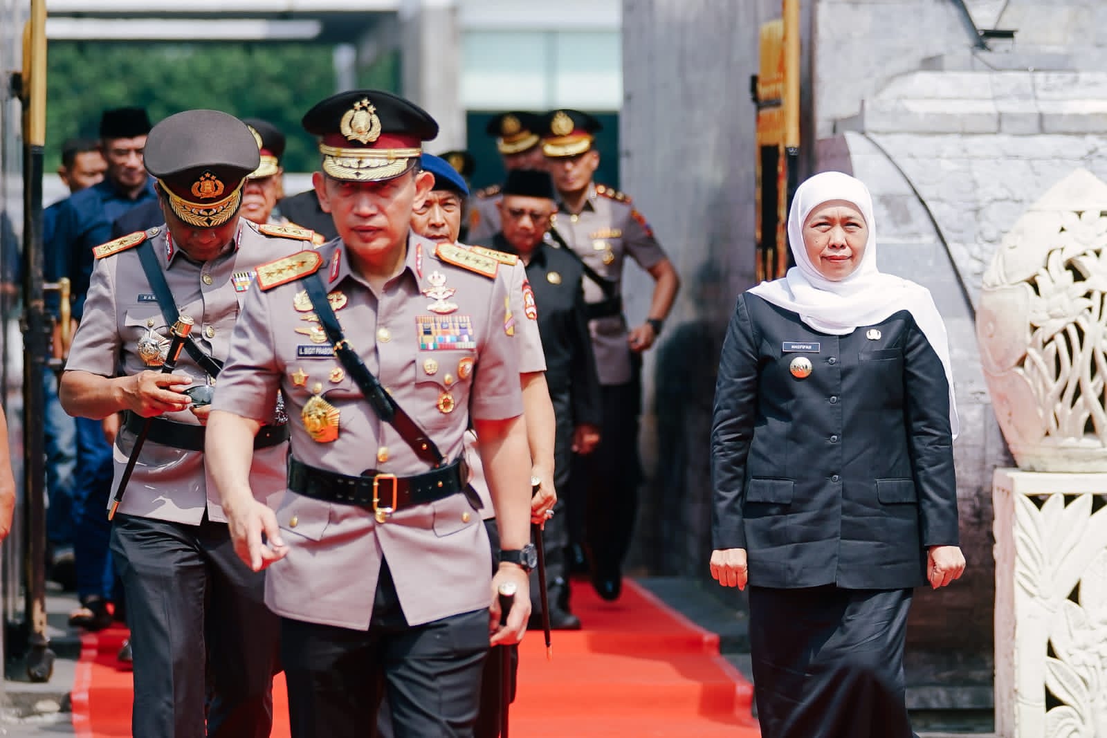 Gubernur Khofifah: Polri Menjadi Mitra Strategis Pemerintah dalam Menjaga Stabilitas Keamanan dan Mendorong Pembangunan Daerah